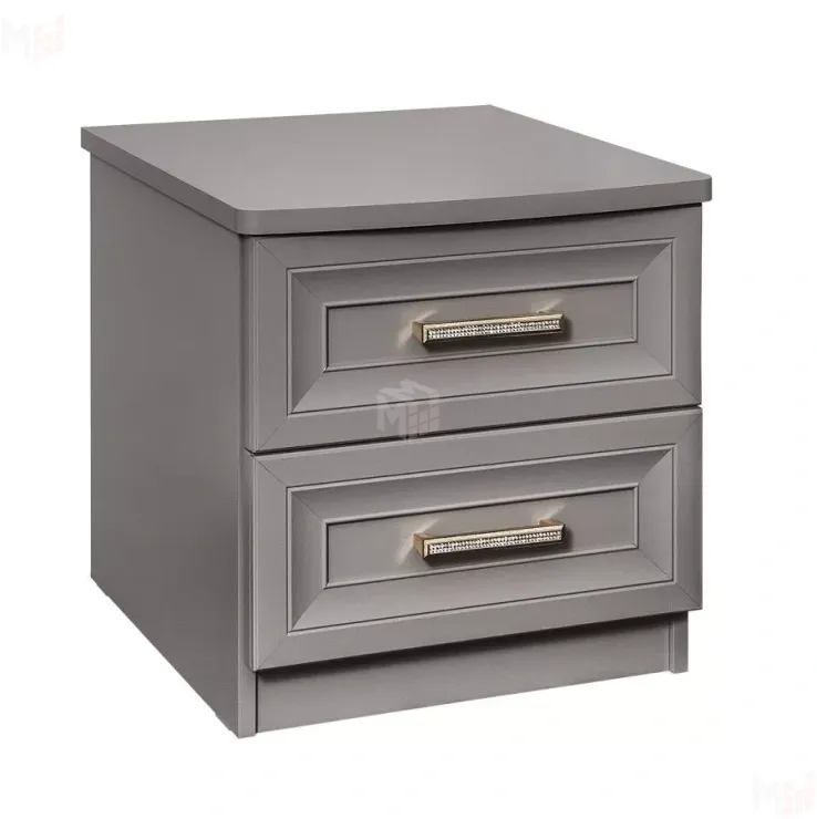 Тумба прикроватная Мокко серый камень