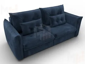 Диван прямой Лига-100 НПБ ( TOWER 13 синий )