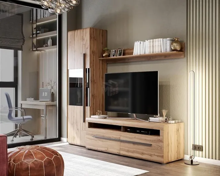 Шкаф-витрина однодверный Ницца