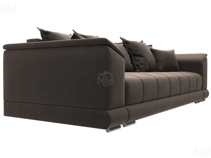 Диван прямой НордСтар НПБ ( SEVEN 727 коричневый )