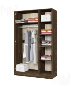 Шкаф Леси 3-х створчатый (кантер/сонома)