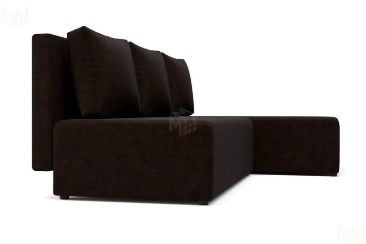 Угловой диван Комо (коричневый)