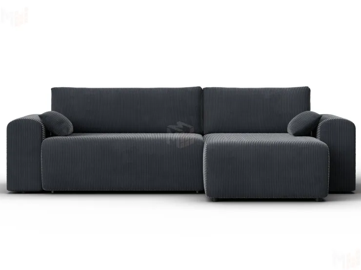 Диван угловой Лига-099 угол универсальный ( Vertical серый )