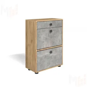 Обувница Мини-Лайт МЛ-7 Дуб крафт золотой/ателье светлое