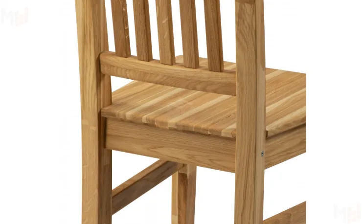 Стул деревянный из массива дуба Норланд Дуб светлый