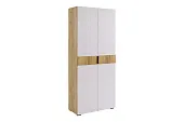 Шкаф двухдверный Бери дуб крафт золотой/белое дерево