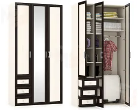 Шкаф трехстворчатый Аврора ШК-24