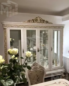 Сервант Алсу белый глянец