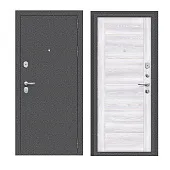 Входная металлическая дверь Тайга-9 Антик Серебряный/Царга