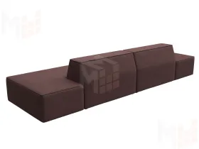 Диван прямой модульный Монс лофт ( JOLY 09 бордовый )