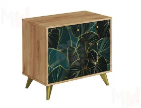 Комод Фьюжн КМ-002 крафт золотой/Tropical