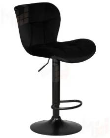 Стул барный DOBRIN BARNY BLACK (черный велюр (MJ9-101))
