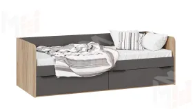 Кровать Порто - ТД-393.12.01 Графит