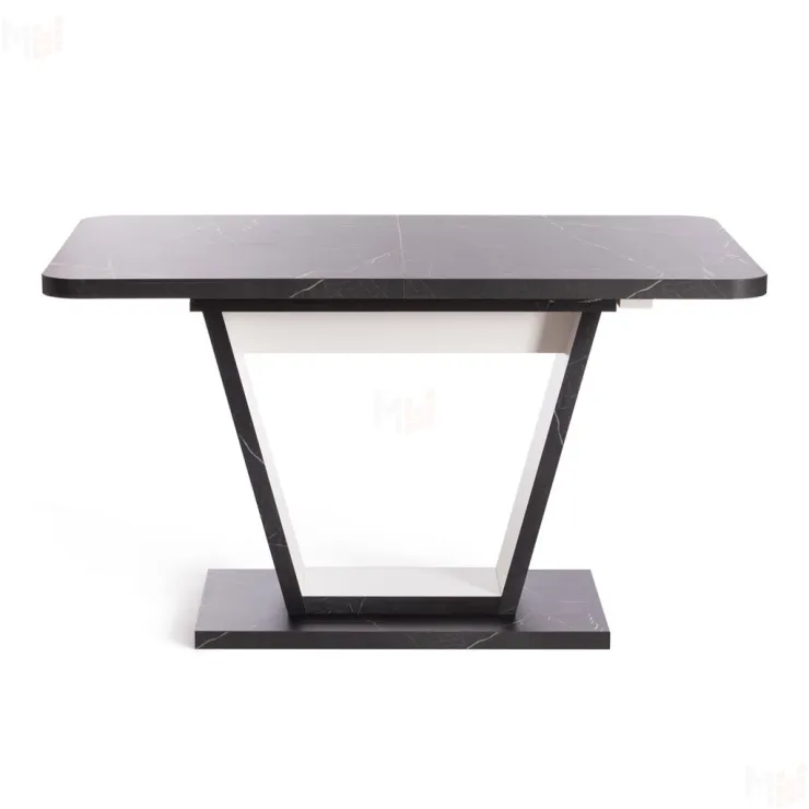 Стол обеденный VOX Мрамор черный/Белый