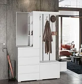 Прихожая Хелен Белая шагрень