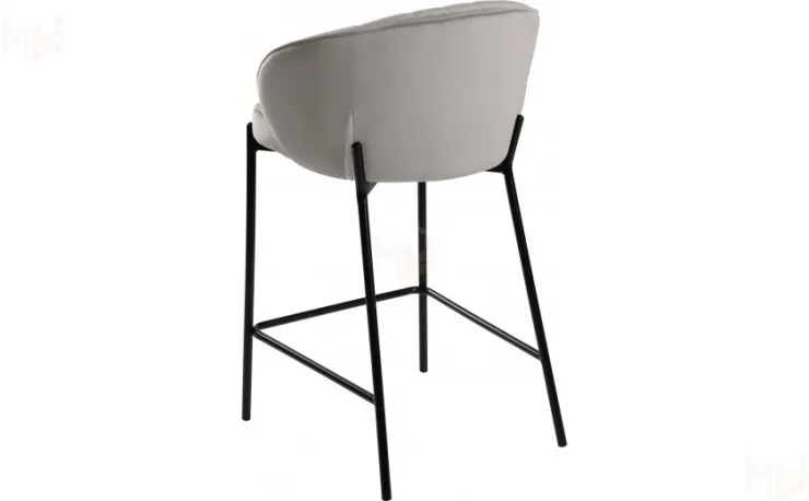 Полубарный стул Миэль silver/черный