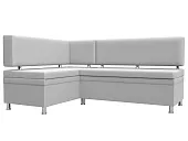 Диван кухонный угловой Стайл левый угол ( Белый )