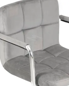 Офисное кресло для персонала DOBRIN TERRY (серый велюр (MJ9-75))