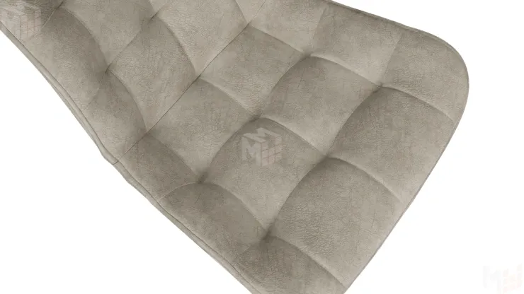 Стул BOSTON Черный муар, Велюр V005 светло-бежевый