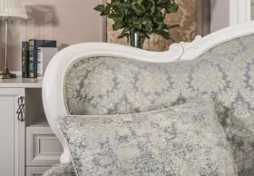 Диван Мишель 3х местный белый матовый