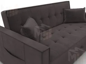 Диван прямой Лига-104 (160) ( SEVEN 727 коричневый )