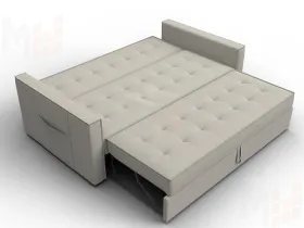 Диван прямой Лига-104 (160) ( Амур 02 бежевый )