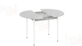 Стол обеденный раздвижной Терра Белый, Ателье светлый