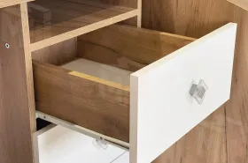 Стол Форсаж дуб крафт золотой/белый