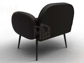 Кресло Лига-086 ( экокожа GRIFON 12 коричневый )