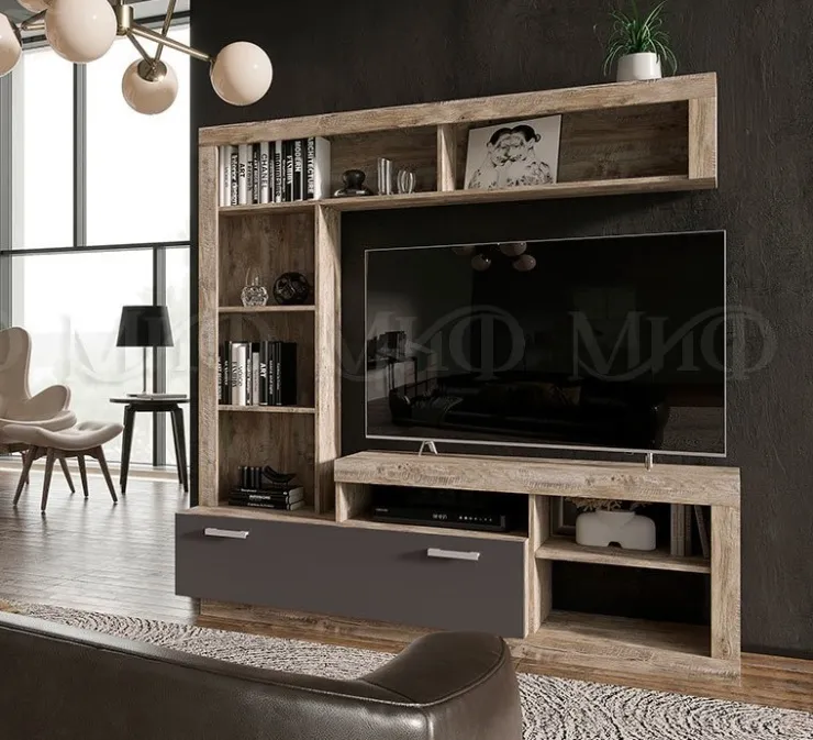 Мини-стенка Ангара (графит)