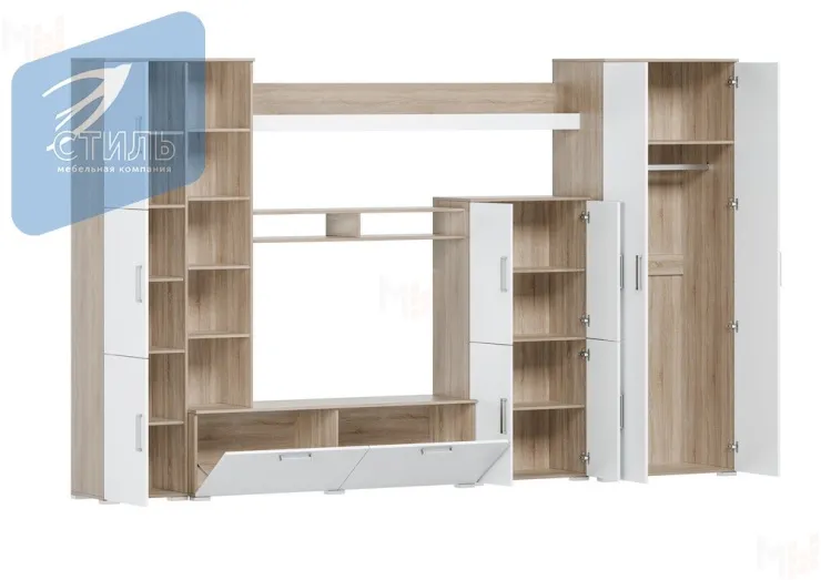 Гостиная Атлантида-5 (сонома/белый)