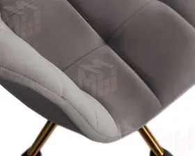 Офисное кресло для персонала DOBRIN DIANA (серый велюр (MJ9-75))