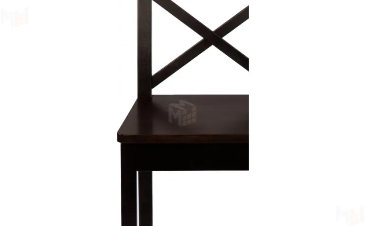 Стул полубарный деревянный с жестким сиденьем Бергольф Венге