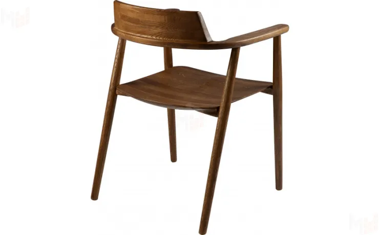 Кресло деревянное из массива дуба Сэн Дуб темный