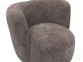 Кресло Лига-072 ( шеннил CRUZ 35 коричневый )