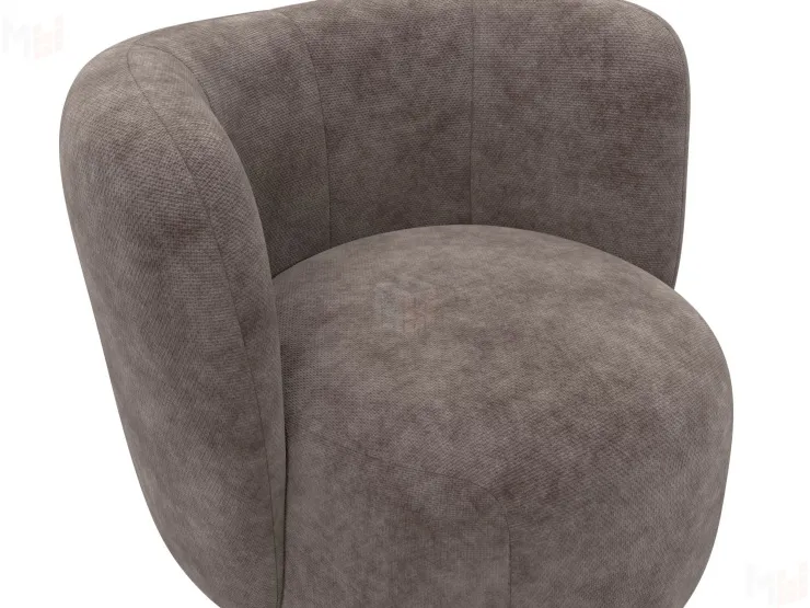 Кресло Лига-072 ( шеннил CRUZ 35 коричневый )