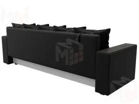 Диван прямой Дубай Лайт ( Черный )