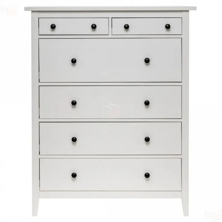 Комод КЫМОР 6 ящиков белый