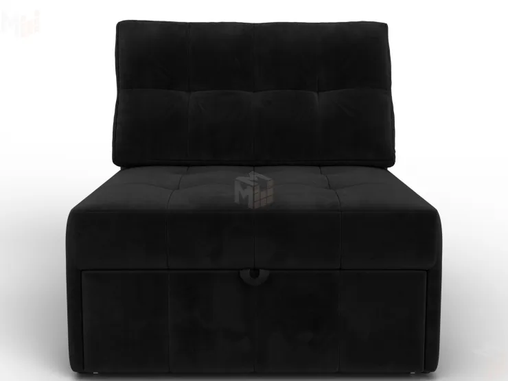 Кресло-кровать Лига-107 (80) ( SEVEN 35 черный )
