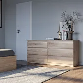 2.05.02.060.3 МАЛЬТА комод 6 ящиков 160х76 сонома RU