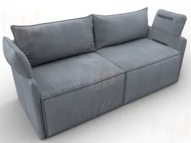 Диван прямой модульный Лига-106 ( TOWER 10 серый )