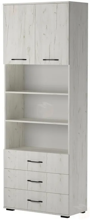 Шкаф с 3-мя ящиками ИТАЛИЯ ШК3Я-800 Крафт белый