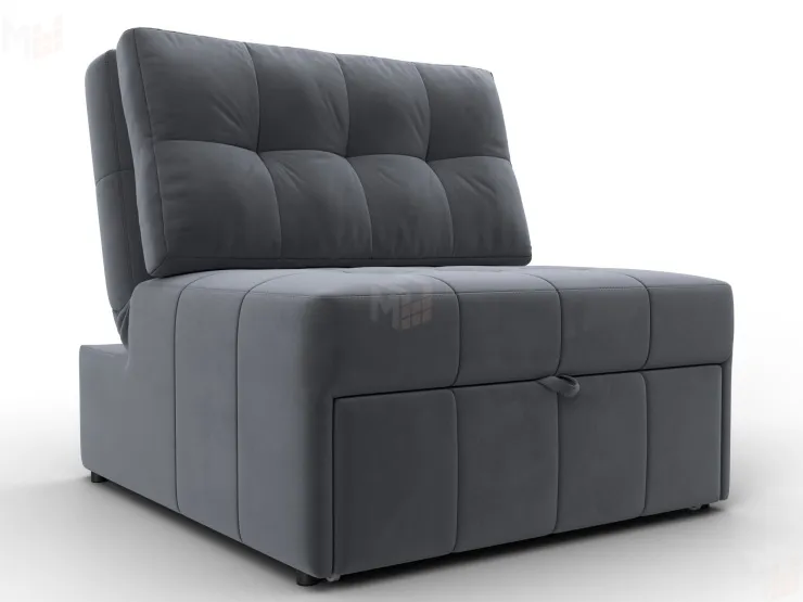 Кресло-кровать Лига-107 (80) ( SEVEN 17 серый )