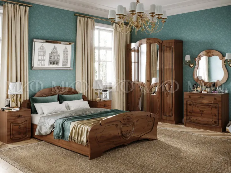Спальня Мария МДФ (орех)