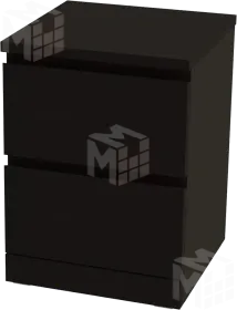 Комод Варма 2  ясень черный