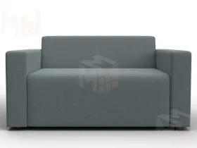 Диван прямой Лига-093 ( Амур 07 серый )