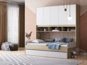 Кровать с антресолью ДЕЛЬТА Next 21.05