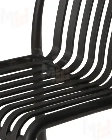 Стул полубарный DOBRIN CHLOE (темно-серый)