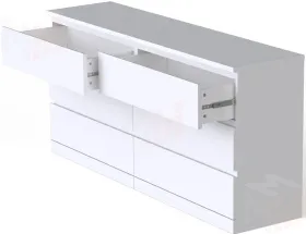 Комод Varma 6D белый