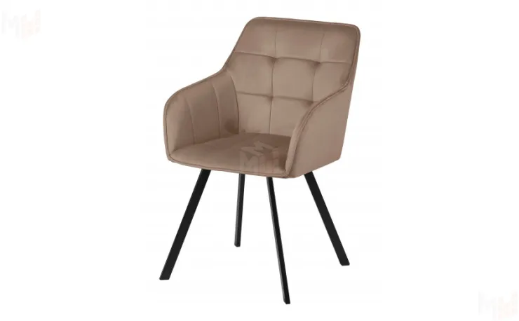 Кресло поворотное Мони Confetti latte/черный